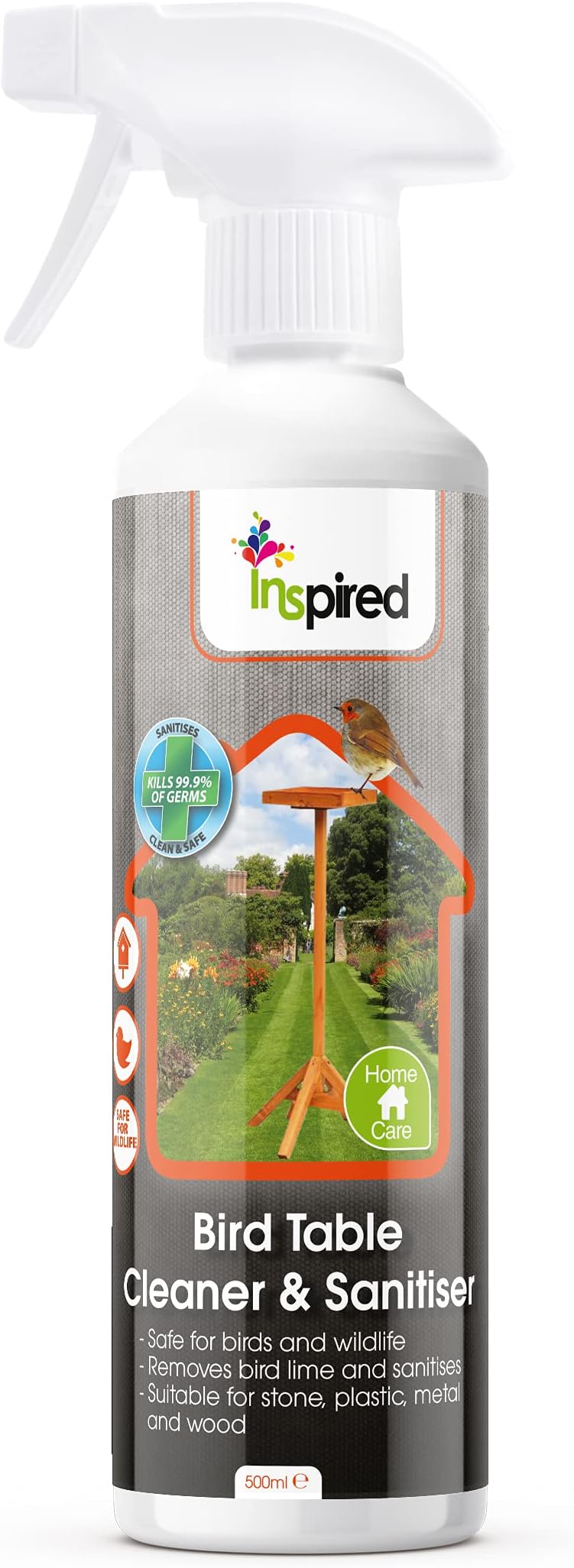 Inspired Bird Table Cleaner and Sanitiser 500ml