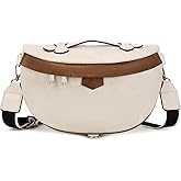 Eslcorri Crossbody Bags for Women - Fashion Sling Purse Shoulder Bag Fanny Pack Leather Causal Chest Bum Bag Cross Body Purse