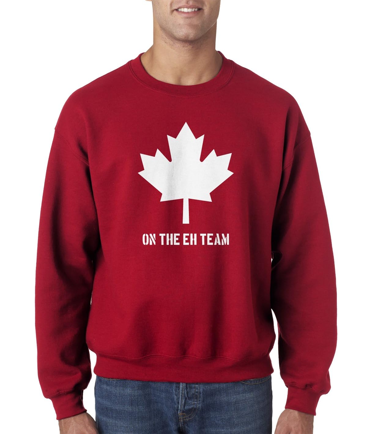 Eh Team Canada Sweater Funny Canadian Shirts Novelty Hilarious Crew