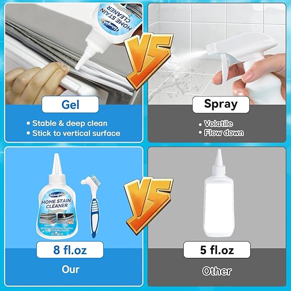 WASHING MACHINE CLEANER, HOME REMOVER GEL, HOUSEHOLD WASHING MACHINE CLEANER, REFRIGERATOR STRIPS, CLEANER FOR TILES GROUT SEALANT BATHROOM HOME KITCHEN SINKS CLEANING GROUT CLEANER(8 FL OZ)