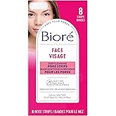 Bioré Deep Cleansing Pore Strips for Instant Facial Pore Unclogging and Blackhead Removal (8 Count)