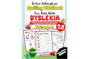Orton Gillingham Spelling Workbook for Kids with Dyslexia. 100 spelling activities for struggling readers and kids with dysle