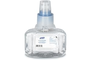 PURELL Advanced Green Certified Hand Sanitizer Foam, Fragrance Free, 700 mL EcoLogo Certified Hand Sanitizer Refill for LTX-7 Touch-Free Dispenser (Pack of 3) - 1304-03