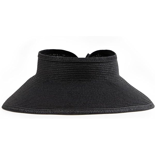 NWT San Diego Hat Company Wide Brim Black Hat With Pleats UPF 50+ San Diego Hat Company Women main image 3