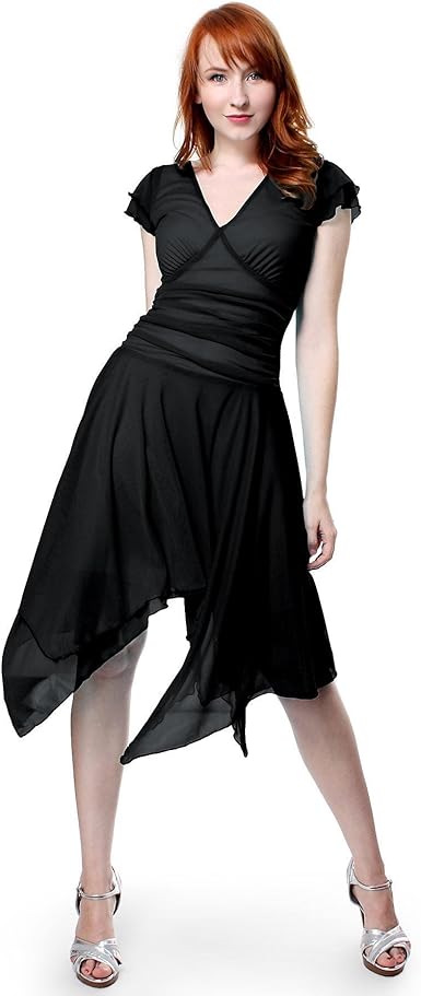 asymmetrical cocktail dress