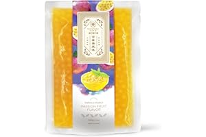 ORIENTAL TEA BOX Authentic Taiwan Instant Tapioca Pearls Boba 500g - Ready to Eat (Passion Fruit)