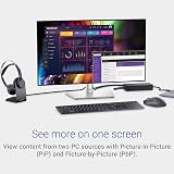 Dell U2724D UltraSharp 27 Inch QHD 1440p 120Hz IPS Black USB-C Monitor Silver view 7
