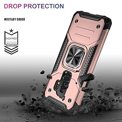 IKAZZ for Galaxy S9 Plus Case,Dual Layer Soft