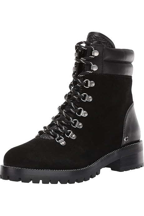 COACH Womens Watts Leather Metallic 