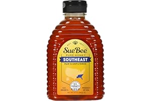 Sue Bee Regional Southeast Honey, Strained, Unfiltered USA Beekeeper-Owned Co-op, 24 oz (Packaging May Vary)