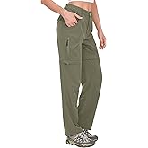 Little Donkey Andy Women's Convertible Hiking Pants Quick Dry Zip Off Shorts Lightweight Fishing Travel Trousers