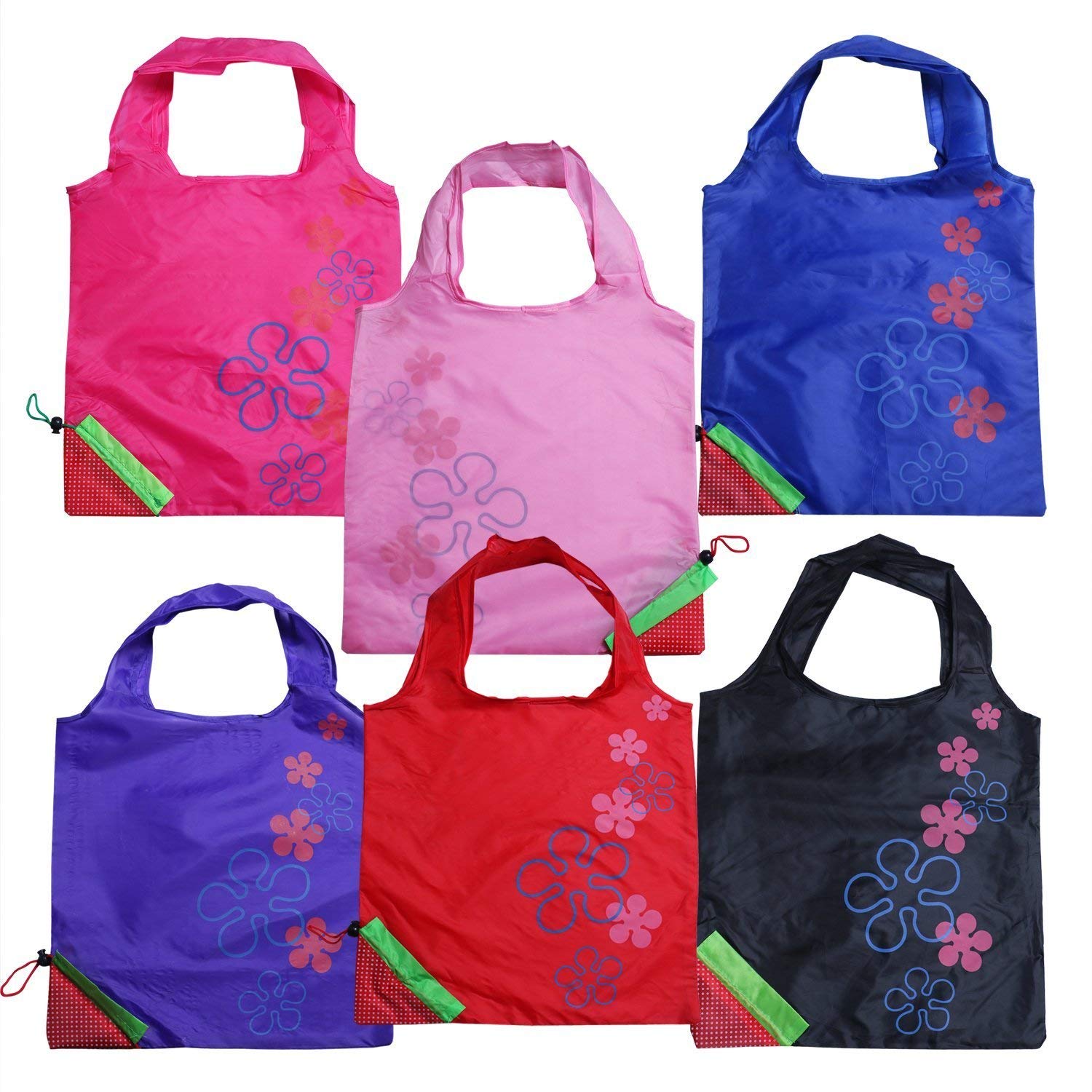 Garden Of Arts Stylish Beautiful Strawberry Eco-Friendly Nylon-Folding Shopping Bag