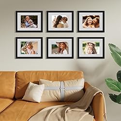 Vittanly 8.5x11 Picture Frames for Wall Set of