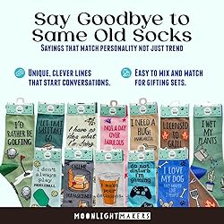 Moonlight Makers Funny Socks with Sayings - Call Me