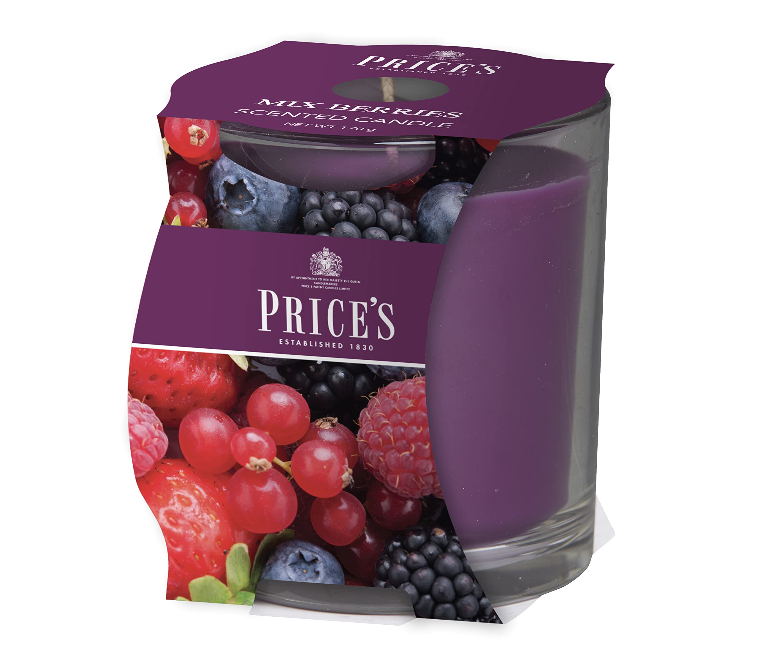 Price's - Mixed Berries Jar Candle - Fresh, Seasonal, Delicious Fragrance - Long Lasting Scent - Up to 45 Hour Burn Time — image 1