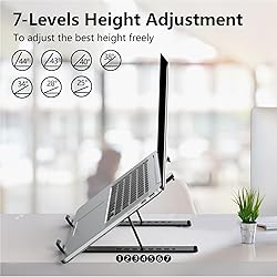 Tonmom Laptop Stand for Desk, Adjustable Laptop