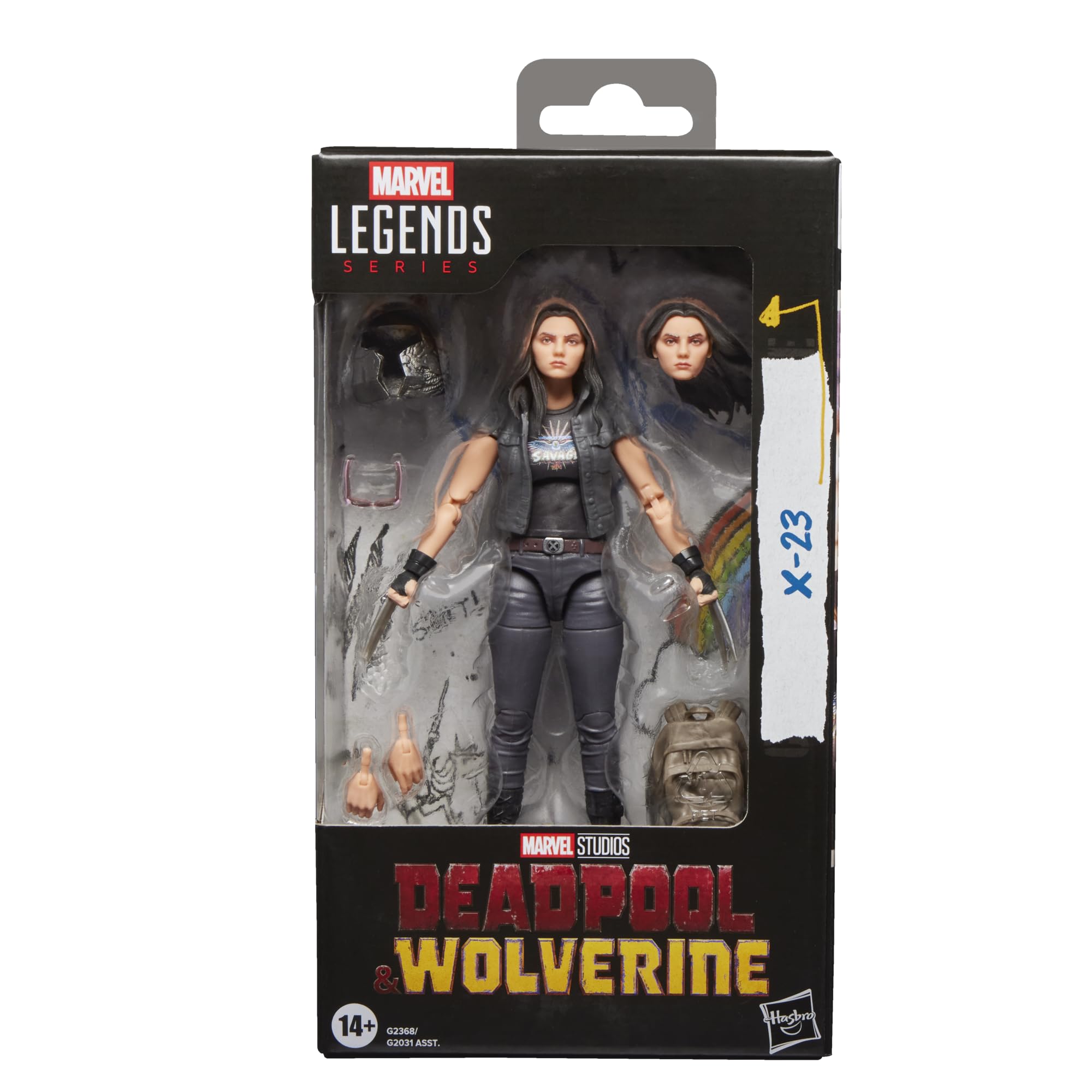 Marvel Legends Series X-23, Marvel Studios' Deadpool & Wolverine Movie Collectible 6-Inch Action Figure Gift