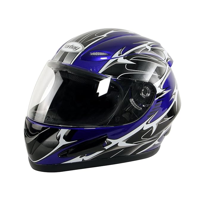 Yorbay Motorradhelm Integralhelm Sturzhelm Helm mit Aufbewahrungstasche mit verschienden Typen & in unterschiedlichen Größen