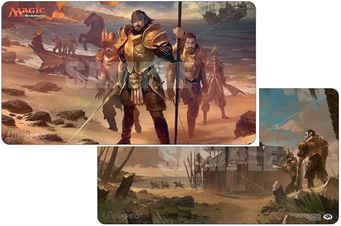 Amazon Mtg両面プレイマット 通常サイズ イクサラン 5 軍団の上陸 一番砦 アダント トレカ 通販