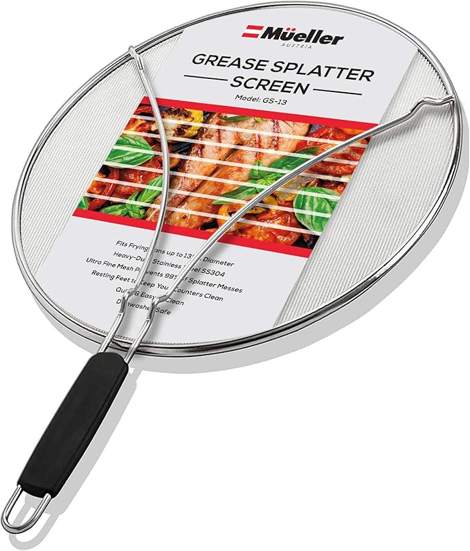 Mueller Grease Splatter Screen for Frying Pan 13", Ultra