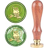 CRASPIRE Wax Seal Stamp Owl on Branch, Sealing Wax