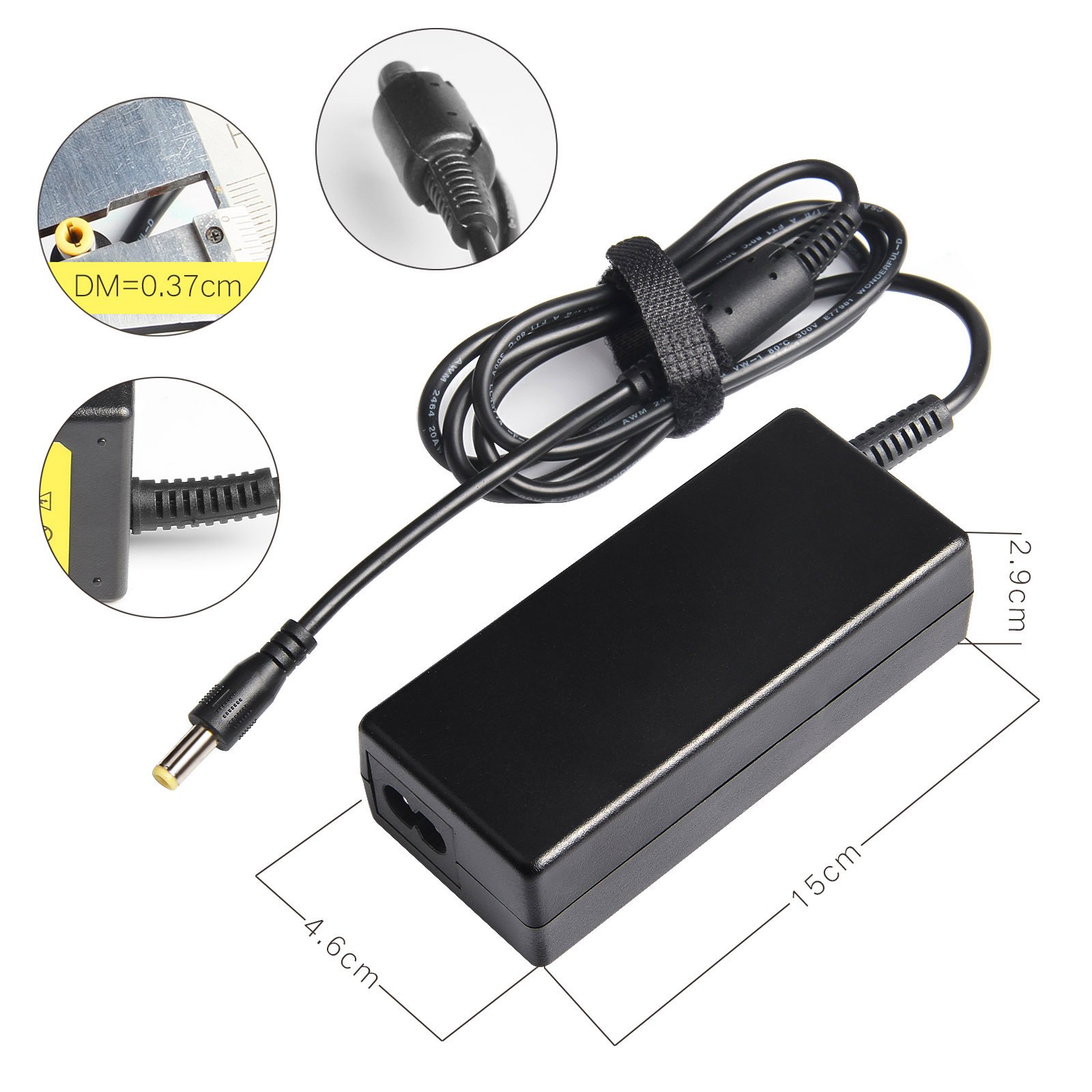 Fancy Buying Security Camera Power Adapter 12V 5A 100V-240V AC to DC 8-Way Power Splitter Cable FCC Certified LED Power Transformers-Fits Analog/AHD DVR/Camera, RGB LED Strip Lights