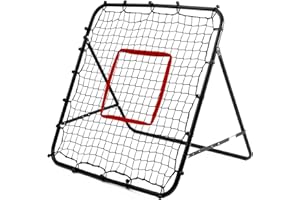 AMAZING TOUR Adjustable Soccer Rebound Net | Soccer Trainer with Steel Frame | Portable Folding Rebounder for Passing & Shooting Practice | Outdoor Sports Equipment for Youth & Adult