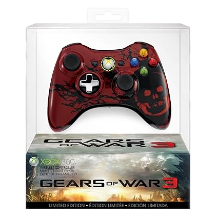 Microsoft Gears of War 3 Controller - Xbox 360 (Special): Xbox 360 ...