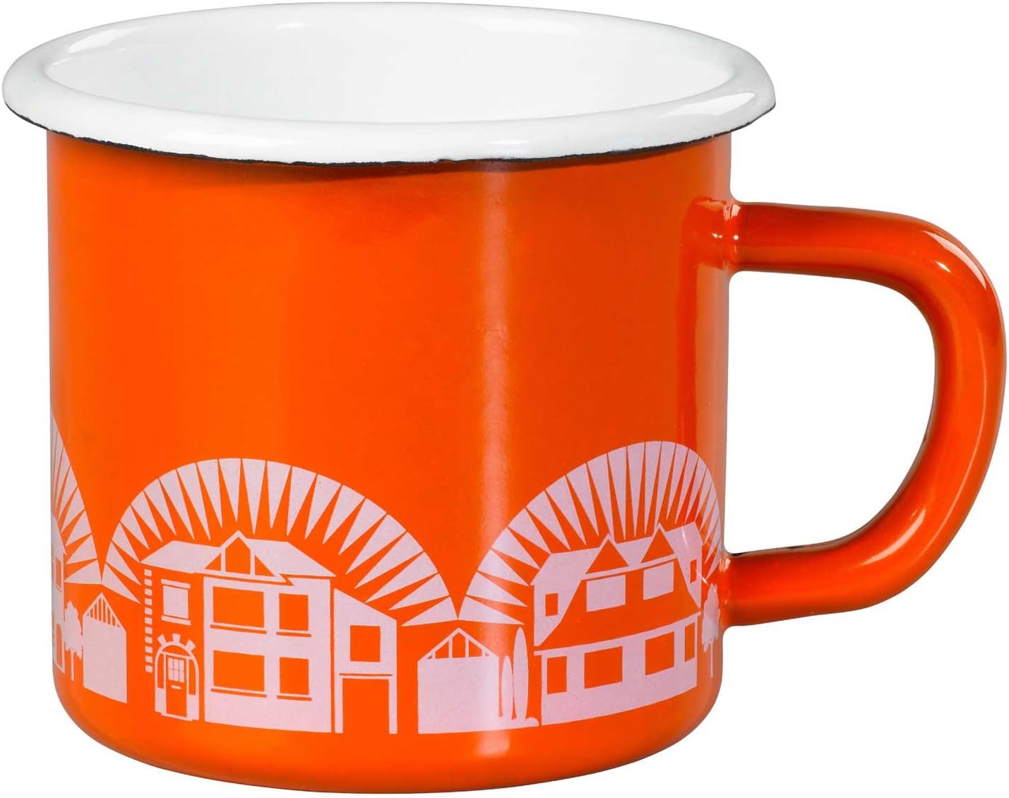 Mini Moderns Tangerine Dream Mug, Porcelain, 9 x 9 x 8 cm