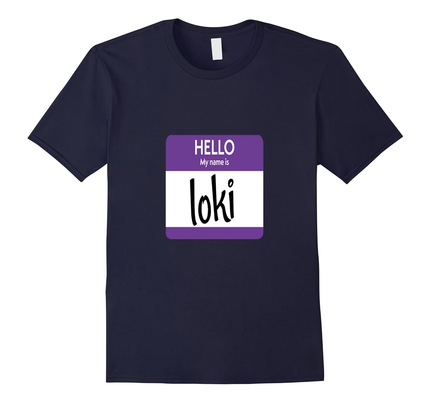 Hello My Name is Loki Halloween Greek God Costume Shirt-Rose