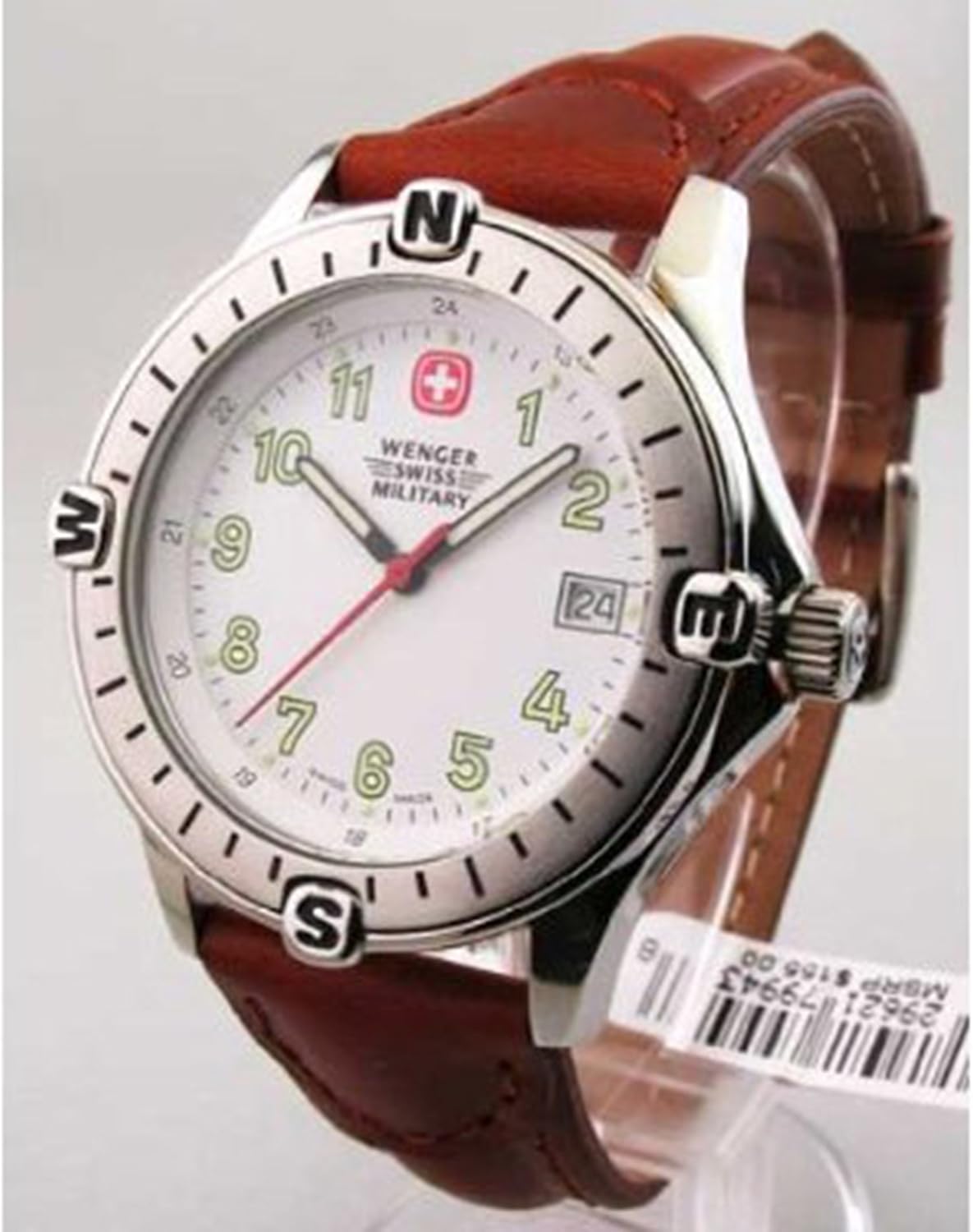 Men's Wenger Swiss Military Stainless Steel Traveler Watch
