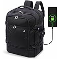Aerolite 18x14x9” AA/Delta Airlines Maximum Size Backpack Eco-Friendly Cabin Luggage Approved Travel Carry On Holdall Lightweight Shoulder Bag Flight Rucksack with YKK Zippers 5 Year Warranty