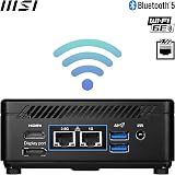 MSI Cubi 5 12M i7-1255U Barebone NUC Mini PC SFF HTPC Iris Xe Tbolt 4 WiFi 6E view 5