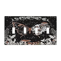 Halloween Moth Skull Skeleton Mushroom Butterfly