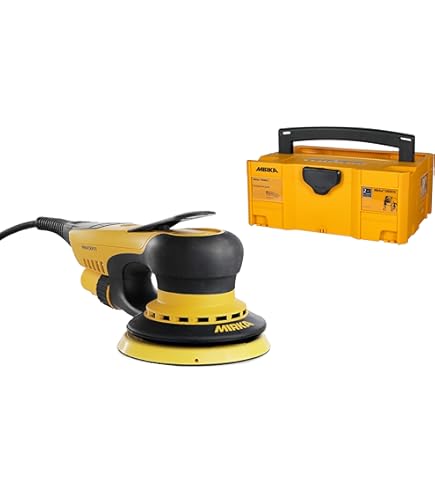 AirVANTAGE Advanced Electric Random Orbital Sander - 3/16" Orbit With Tapered Edge Hook & Loop Pad