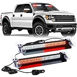 XRIDONSEN Emergency Dash Lights 144 LED Red White