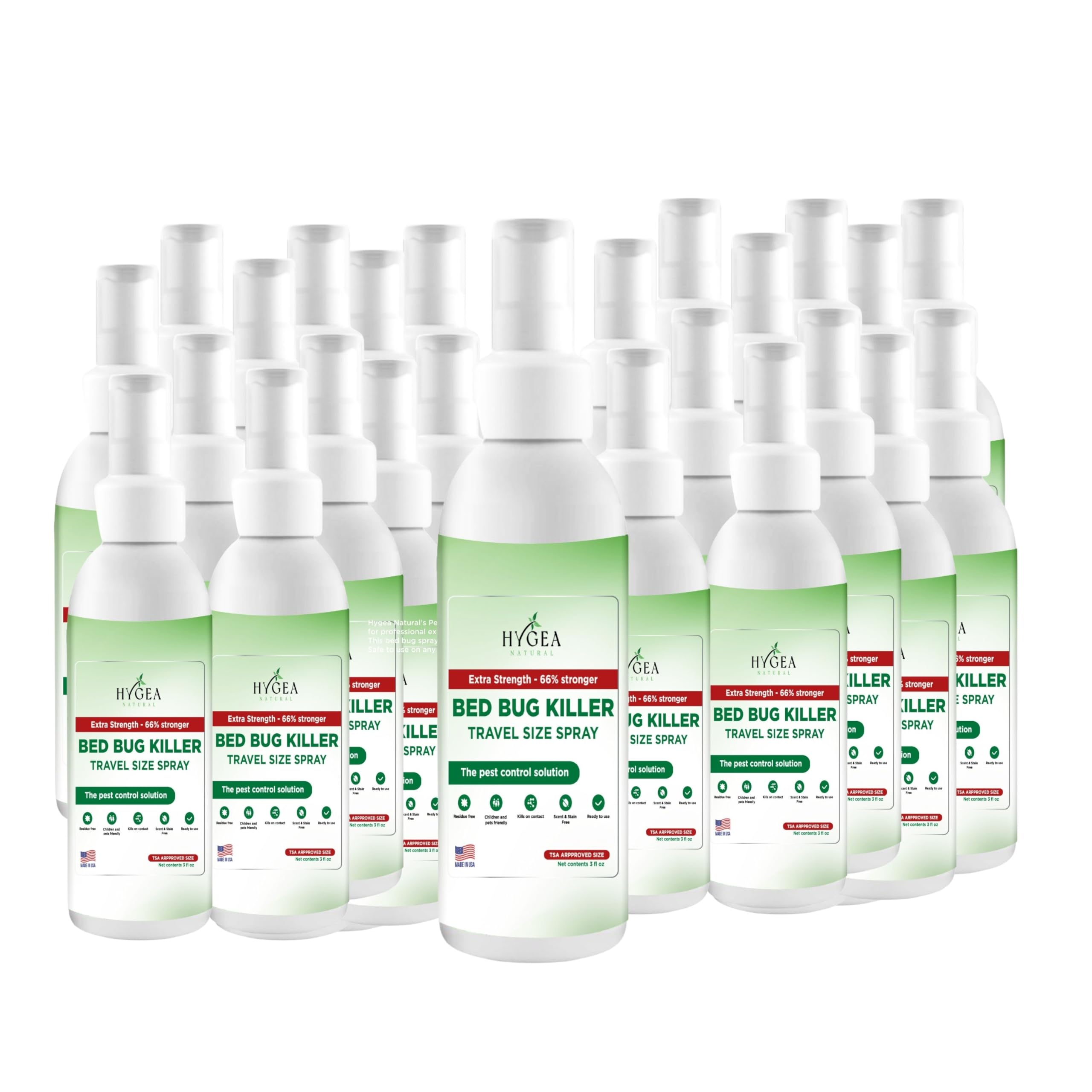 Hygea Natural Extra Strength 3oz Travel Spray –TSA Approved - New Formula 66% Stronger- Stain & Scent Free Treatment – Natural Formula - Child & Pet Safe (50 Pack) Image Hygea Natural Extra Strength 3oz Travel Spray –TSA Approved - New Formula 66% Stronger- Stain & Scent Free Treatment – Natural Formula - Child & Pet Safe (50 Pack) Image
