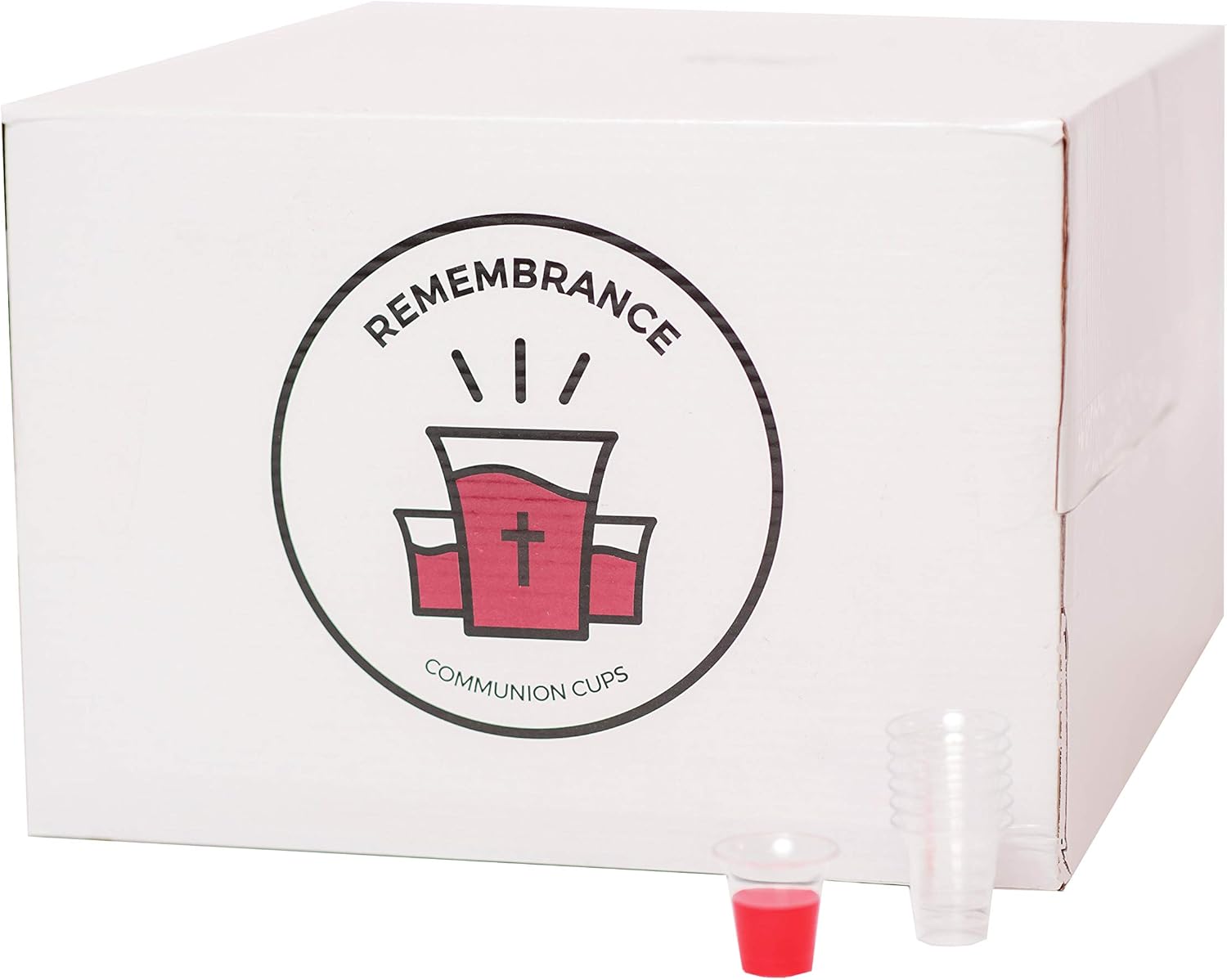 Communion Cups Box of 3,000 Plastic Disposable Cups Fit