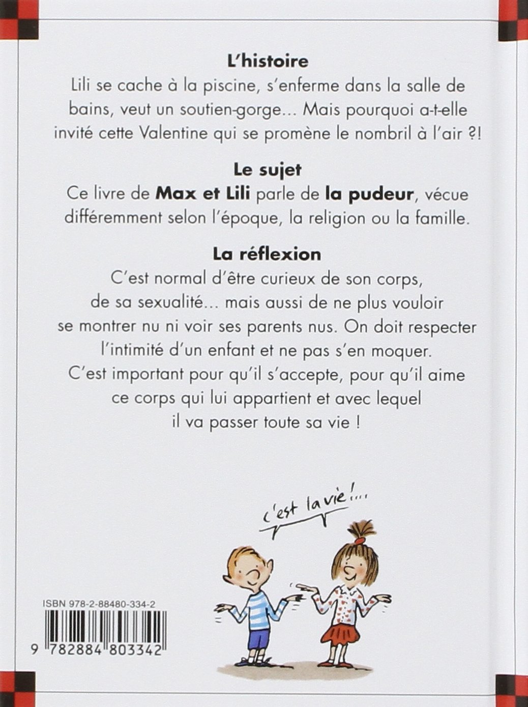 N°79 Lili Ne Veut Plus Se Montrer Toute Nue (Ainsi Va La Vie) (French  Edition): Saint Mars (De), Dominique: 9782884803342: Amazon.com: Books