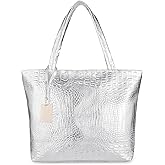 SUMGOGO Purse and Handbag for Women Crocodile Satchel Large Shoulder Tote Bag Wallets