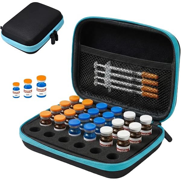 Amazon.com: Mazentrix Peptide Vial Case for Fridge Storage - Organizer Holds 1-3ml Vials for Insulin, GLP-1, Peptides,Hard Shell Travel Case with Hand Strap,G0ld : Health & Household Amazon.com: Mazentrix Peptide Vial Case for Fridge Storage - Organizer Holds 1-3ml Vials for Insulin, GLP-1, Peptides,Hard Shell Travel Case with Hand Strap,G0ld : Health & Household