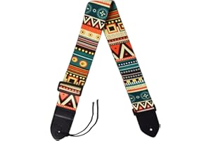 Doryum Vintage Woven Guitar Strap,Adjustable Guitar Strap,Electric Guitar Strap for Acoustic Guitar Electric Guitar and Bass 