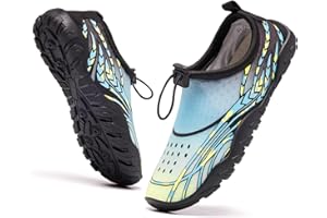 JouraLiyon Kids Water Shoes Toddler Girls Boys Wide Barefoot Aqua Socks Non-Slip,Breathable,Quick Dry,Beach,Swim,Pool