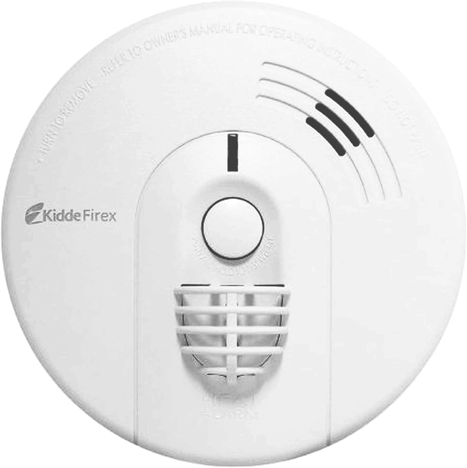 Kidde Firex KF30R Mains Powered Heat Alarm with Sealed-In Rechargeable Battery Back-Up, White