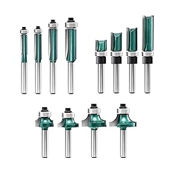 ZOKMOK Pattern Router Bits Set, 1/4'' Shank Carbide