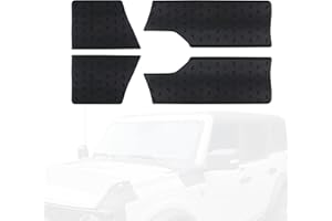 KAKABAS Front Wall Side Corner Cover Protective,Automotive Corner Guards,Corner Cover Trim Cover Compatible with Ford Bronco 2021-2023 2/4 Dorrs Accessories (Cowl Body Armor Side) Black