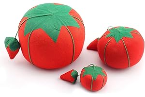 bouti1583 3PCS Tomato Shaped Needle Pin Cushion DIY Handcraft Tool for Cross Stitch Sewing Home Sewing Needle Pin Cushion Pillow Pincushion