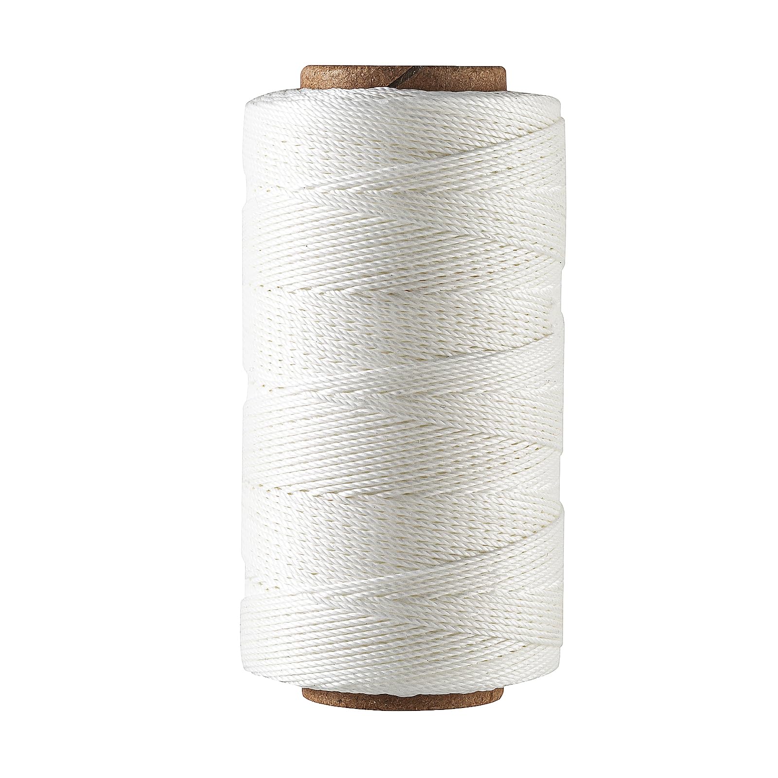 Bonded 0.8mm Round Waxed Polyester Cord, 3-ply Wax Coated Thread, 197 ...