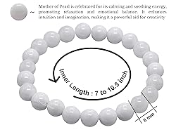 Mother of Pearl Bracelet for Women Men's Gifts