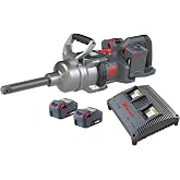 Ingersoll Rand W9691-K4E Cordless 1" High-Torque Impact Wrench Kit with 2" Extended Anvil, Includes 4 BL2022 5.0Ah Batteries and Dual-Bay Charger